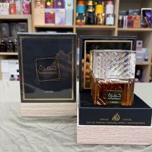 Lattafa Khamrah Eau de Parfum for Men - Gold and Black